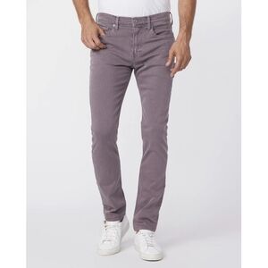 PAIGE Mens Lennox Slim Fit Skinny Pink/Gray Jeans In Vintage Sparrow W32